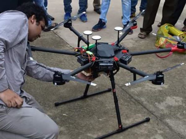 dron will save lives of the peoples, testing in kumbh dron will save lives of the peoples, testing in kumbh