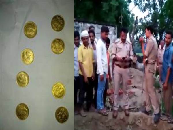 kannauj gold coins found from land during digging kannauj gold coins found from land during digging