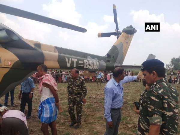 BSF, crpf, helicopter Bihar BSF, crpf, helicopter Bihar