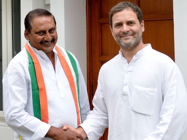 Former CM of united Andhra Pradesh N Kiran Kumar Reddy rejoins Congress Former CM of united Andhra Pradesh N Kiran Kumar Reddy rejoins Congress