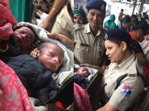 Female twins born inside train in mumbai Female twins born inside train in mumbai