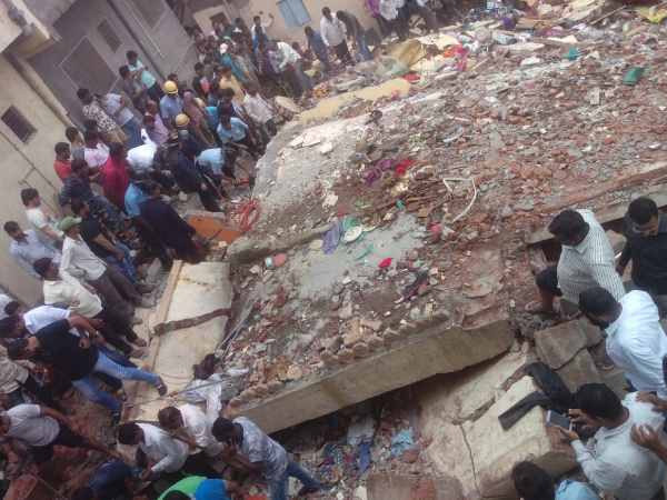 building collapse near Keshavnagar in Pune building collapse near Keshavnagar in Pune