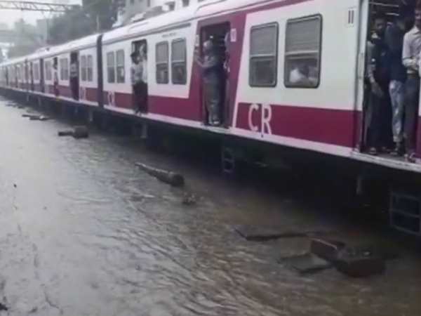 mumbai rains many trains cancelled and change timing mumbai rains many trains cancelled and change timing