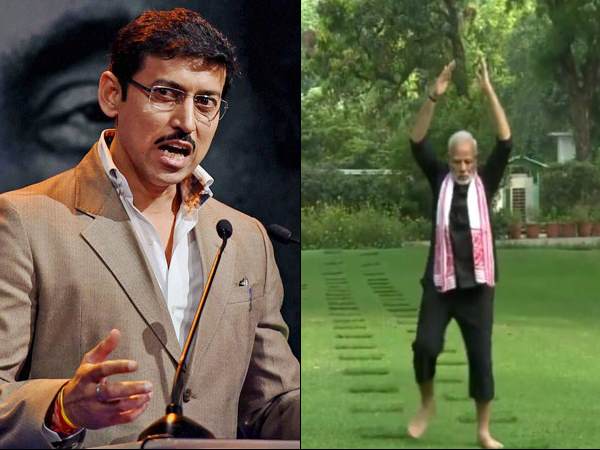 IB minister Rathore to Shashi Tharoor No money was spent to shoot pm modi fitness video IB minister Rathore to Shashi Tharoor No money was spent to shoot pm modi fitness video