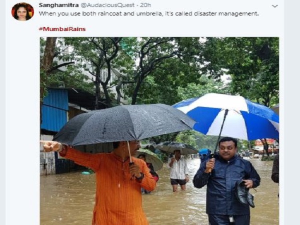 reaction of twitter users over heavy rains in Mumbai reaction of twitter users over heavy rains in Mumbai