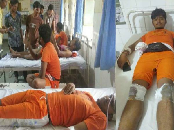 शहर में भारी पुलिस बल तैनात