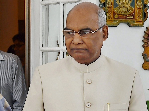 राष्ट्रपति कोविंद ने व्यक्त किया शोक
