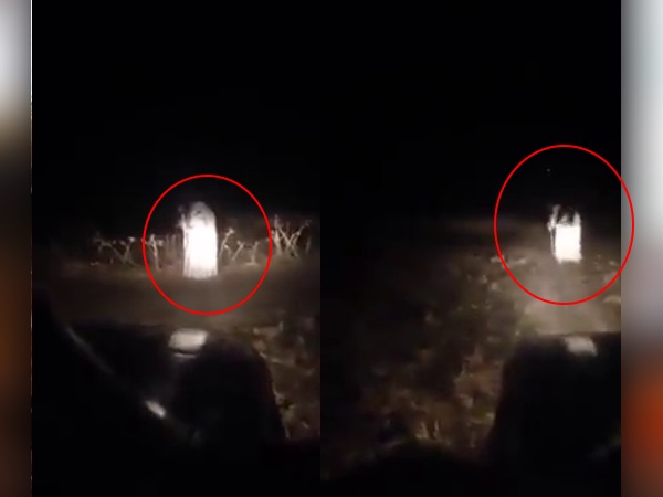 shahjahanpur ghost seen in front of up police dial 100 vehicle shahjahanpur ghost seen in front of up police dial 100 vehicle