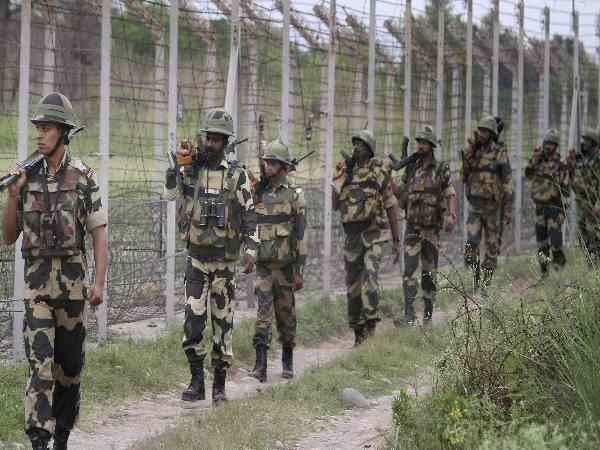 Pakistan made arms and weapons and helipad border of India Pakistan made arms and weapons and helipad border of India