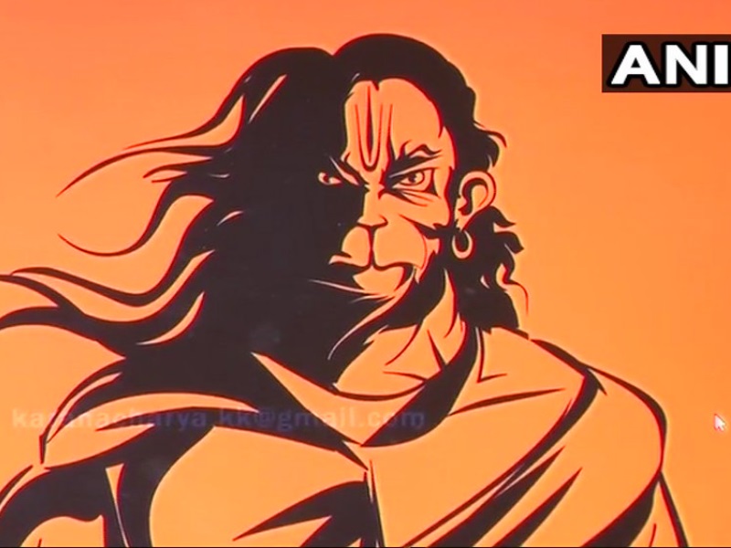 विदेशों में भी हिट हैं रौद्र हनुमान