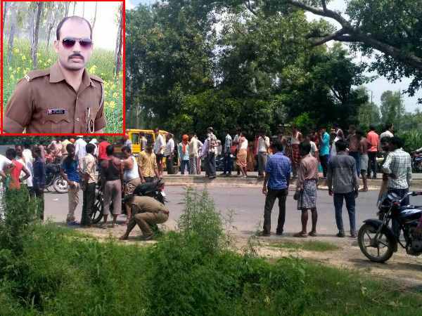 two police man killed road accident in hardoi two police man killed road accident in hardoi