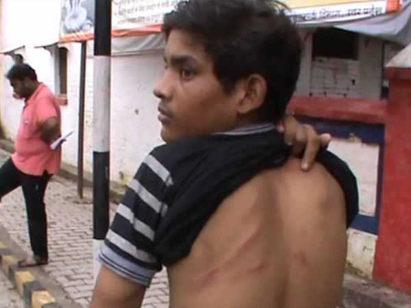 Teacher beat up student in kannauj Teacher beat up student in kannauj