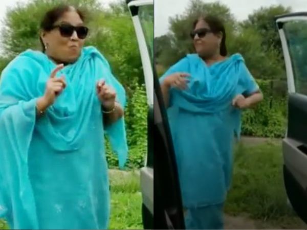 Kiki challenge Vadodara aunty video goes viral Kiki challenge Vadodara aunty video goes viral