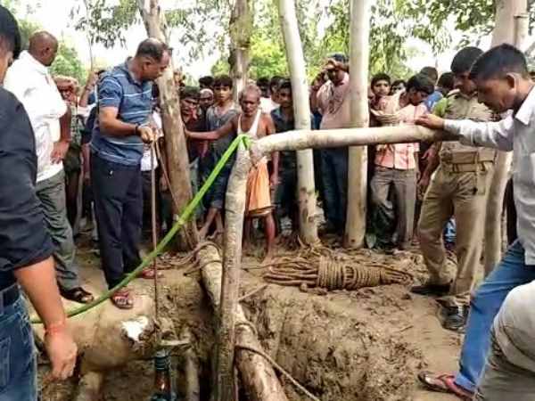 three people died due to fall in well in pratapgarh three people died due to fall in well in pratapgarh