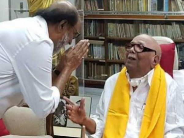 रजनीकांत ने कहा था-करुणानिधि बहुत प्रिय हैं