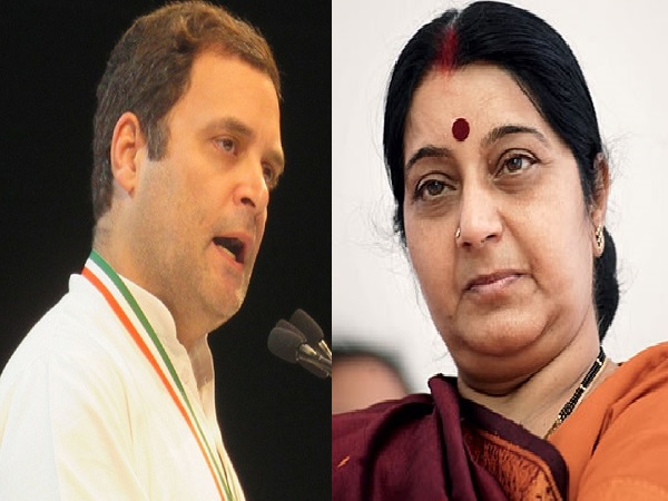 राहुल गांधी का सुषमा स्वराज पर बड़ा हमला