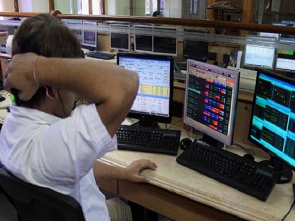 stock market: Sensex falls from record-high level, loses over 100 points stock market: Sensex falls from record-high level, loses over 100 points