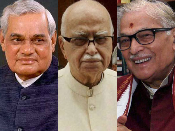 अटल-आडवाणी-जोशी की बिखर गई आज मशहूर तिकड़ी अटल-आडवाणी-जोशी की बिखर गई आज मशहूर तिकड़ी