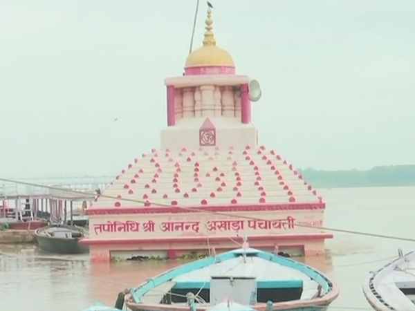Varanasi Water level in river Ganga flowing near to danger mark Varanasi Water level in river Ganga flowing near to danger mark