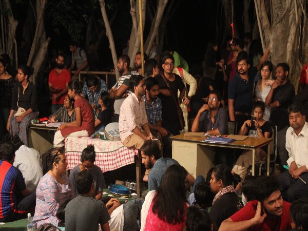 JNU में सभी सीटों पर लेफ्ट का कब्जा