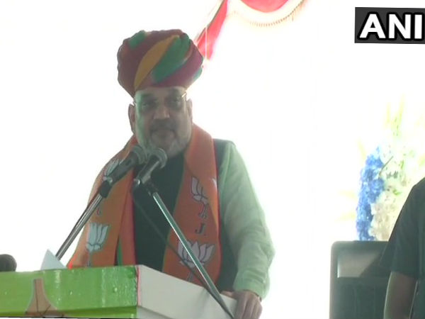 Amit Shah in Pali Rajasthan Amit Shah in Pali Rajasthan
