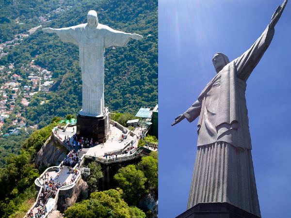 ब्राजील का Christ The Redeemer स्टैचू