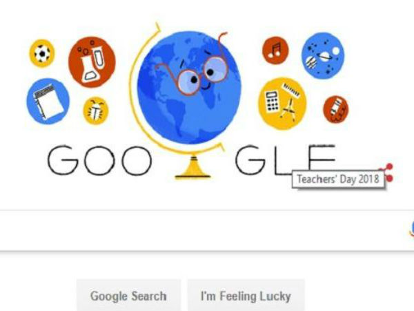 Google ने Doodle बनाकर दी शिक्षक दिवस की शुभकामनाएं Google ने Doodle बनाकर दी शिक्षक दिवस की शुभकामनाएं