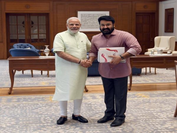 Malayalam superstar Mohanlal might join the BJP? rumours after Meeting with PM Narendra Modi Malayalam superstar Mohanlal might join the BJP? rumours after Meeting with PM Narendra Modi