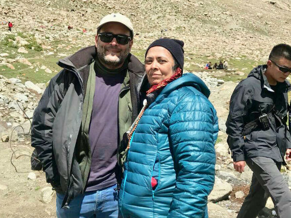 राहुल की तस्वीर सोशल मीडिया पर लेखक साध्वी खोसला ने साझा की