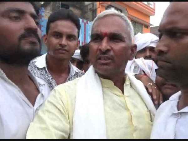 bjp mla surendra singh support to bharat bandh bjp mla surendra singh support to bharat bandh