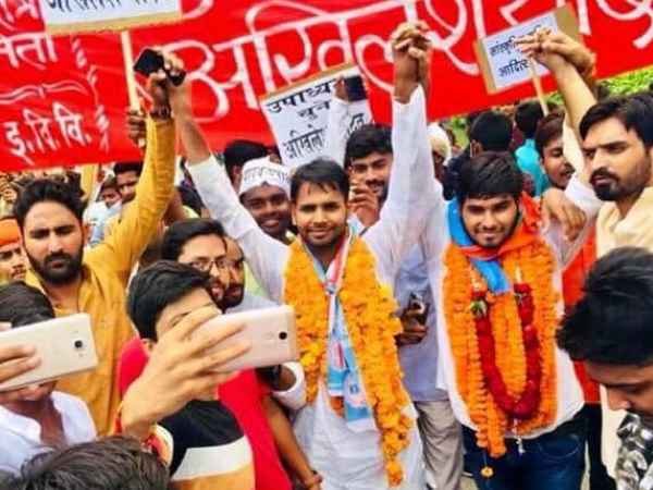 allahabad university student union election result 2018 allahabad university student union election result 2018