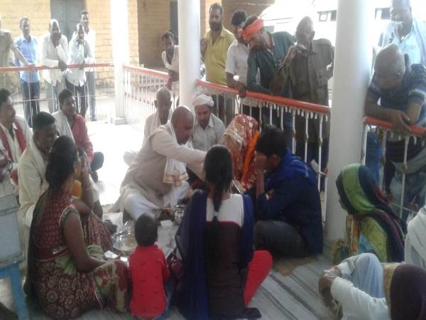 sapa former MLA bhailal kol son got married in police stations temple sapa former MLA bhailal kol son got married in police stations temple