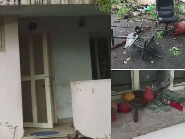 Sabarimala Row: unidentified miscreants attack house of woman activist Rehana Fatima in Kochi Sabarimala Row: unidentified miscreants attack house of woman activist Rehana Fatima in Kochi