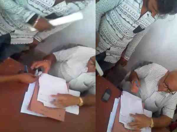 यूपी: ई रिक्शा चालक से घूस लेने के जुर्म में हेड कांस्टेबल गया जेल, वीडियो हुआ वायरल यूपी: ई रिक्शा चालक से घूस लेने के जुर्म में हेड कांस्टेबल गया जेल, वीडियो हुआ वायरल