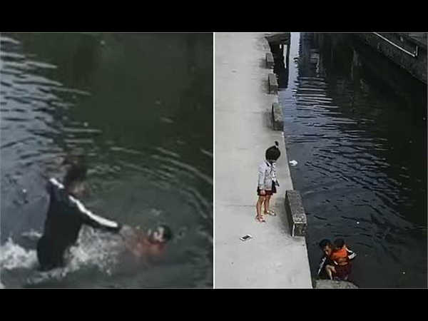 VIDEO: फरिश्ता बनकर आया डिलीवरी ब्वॉय, नदी में डूब रही बच्ची को ऐसे बचाया VIDEO: फरिश्ता बनकर आया डिलीवरी ब्वॉय, नदी में डूब रही बच्ची को ऐसे बचाया