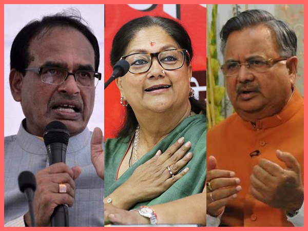 MP, छत्तीसगढ़ और राजस्थान में मुख्यमंत्रियों ने संभाली कमान