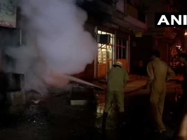 fire which broke out in noida house and ATM in Delhi fire which broke out in noida house and ATM in Delhi
