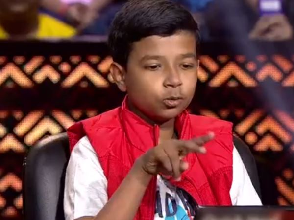 नन्हें कंटेस्टेंट ने बिग बी को सिखाया
