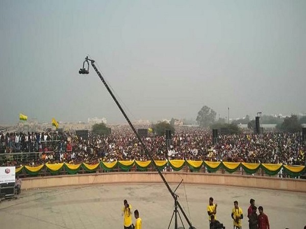 raja bhaiya mega rally in ramabai ground lucknow raja bhaiya mega rally in ramabai ground lucknow