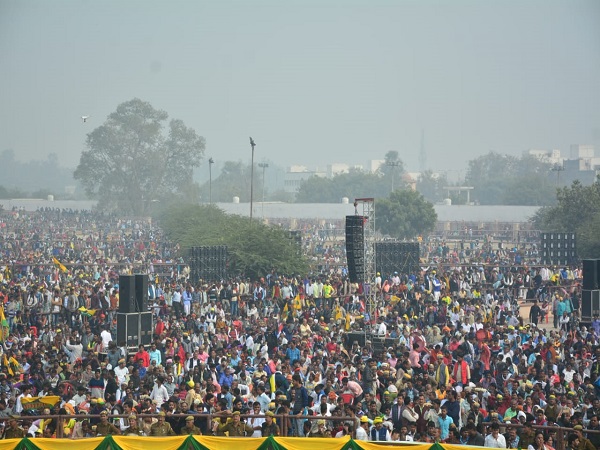 raja bhaiya mega rally in ramabai ground lucknow raja bhaiya mega rally in ramabai ground lucknow