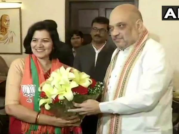 Former IAS officer Aparajita Sarangi joins BJP Former IAS officer Aparajita Sarangi joins BJP