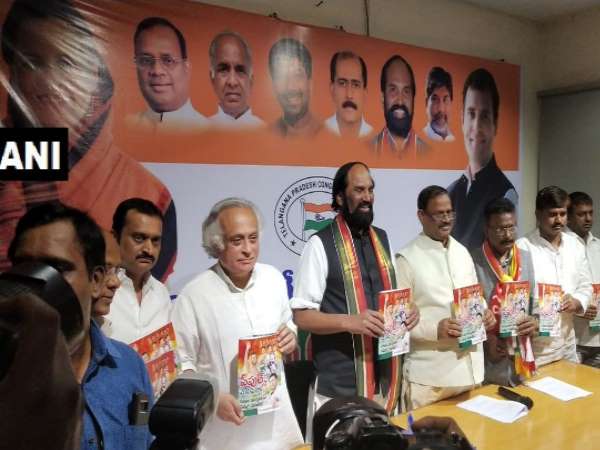 Congress releases manifesto for Telangana Election 2018, Housing, health, farmer welfare Congress releases manifesto for Telangana Election 2018, Housing, health, farmer welfare