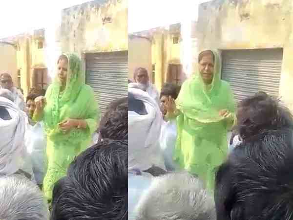 राजस्थान: चुनावों से पहले कांग्रेस की महिला प्रत्याशी ने दिया भड़काऊ भाषण, वीडियो राजस्थान: चुनावों से पहले कांग्रेस की महिला प्रत्याशी ने दिया भड़काऊ भाषण, वीडियो