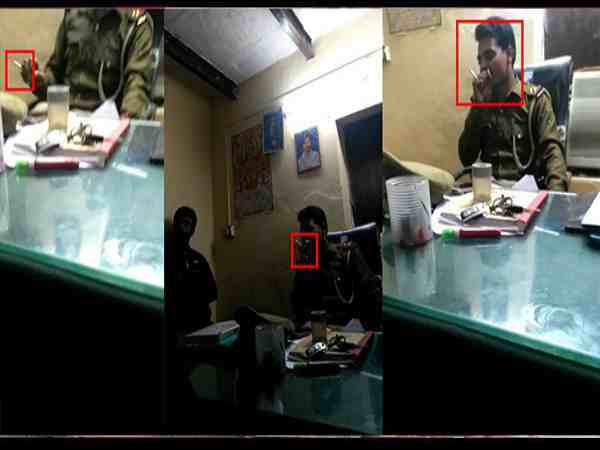 यूपी: सरकारी आदेश के बावजूद थाने में सबके सामने धूम्रपान करते दिखे दरोगा, वीडियो यूपी: सरकारी आदेश के बावजूद थाने में सबके सामने धूम्रपान करते दिखे दरोगा, वीडियो