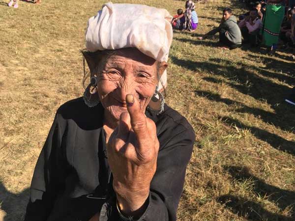 mizoram assembly elections: bru community people turn up in large numbers in voting mizoram assembly elections: bru community people turn up in large numbers in voting