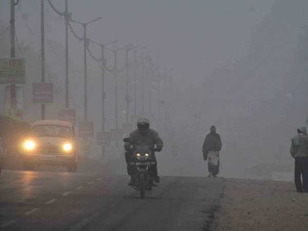तापमान में तेजी से गिरावट