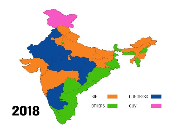2018 में त्रिपुरा ने पहली बार खिलाया कमल