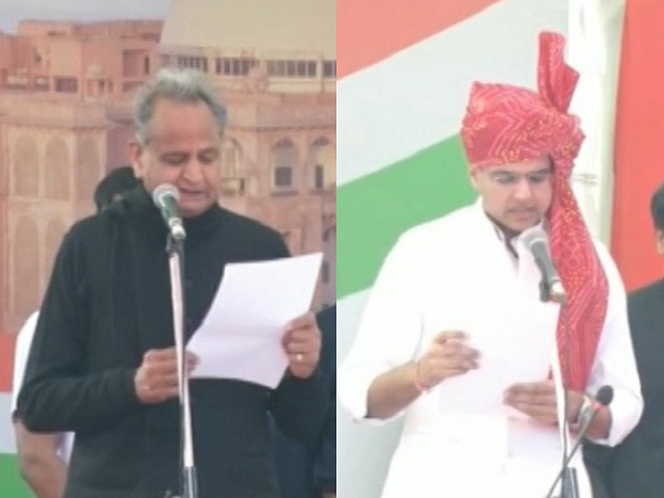 Ashok Gehlot and sachin pilot take oath as Chief Minister and Deputy Cm of Rajasthan Ashok Gehlot and sachin pilot take oath as Chief Minister and Deputy Cm of Rajasthan