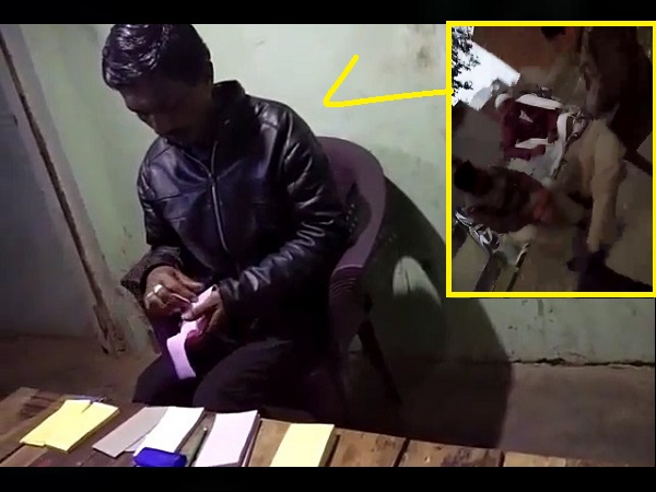 Negligent Meerut police constables not caught the gambler, Video viral Negligent Meerut police constables not caught the gambler, Video viral