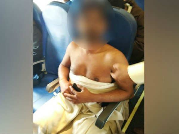 man in air india flight left everyone shocked as he stripped himself in the flight from dubai to lucknow man in air india flight left everyone shocked as he stripped himself in the flight from dubai to lucknow